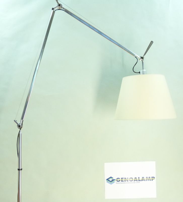 Artemide Lampada da terra Tolomeo Mega 42 cm, alluminio - seta